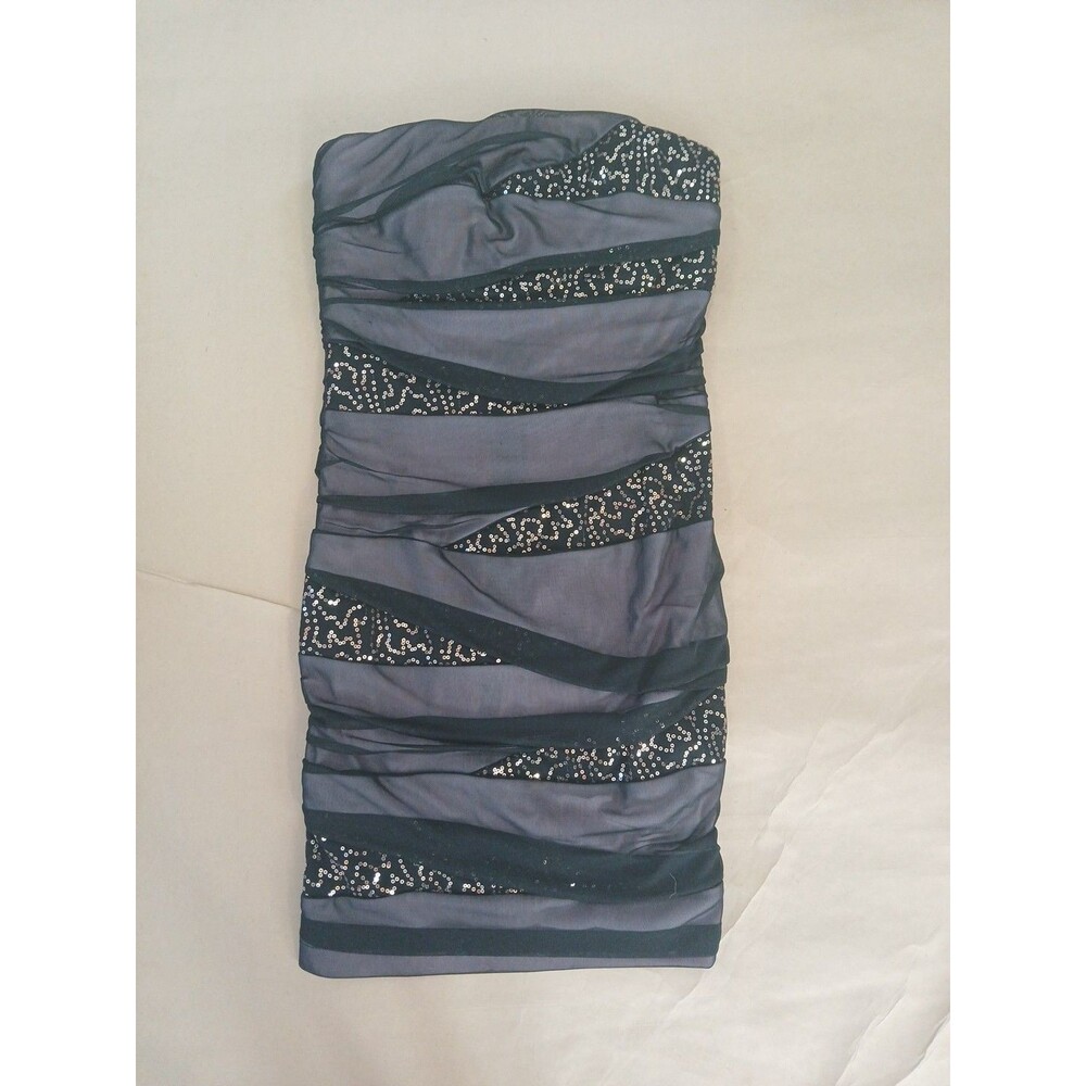 Vintage Y2K I.N. San Francisco Strapless Mini Dress Size 5 Whimsigoth Party